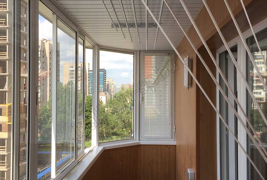алюминиевые балконы фото