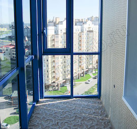 остекление балкона панорамными окнами